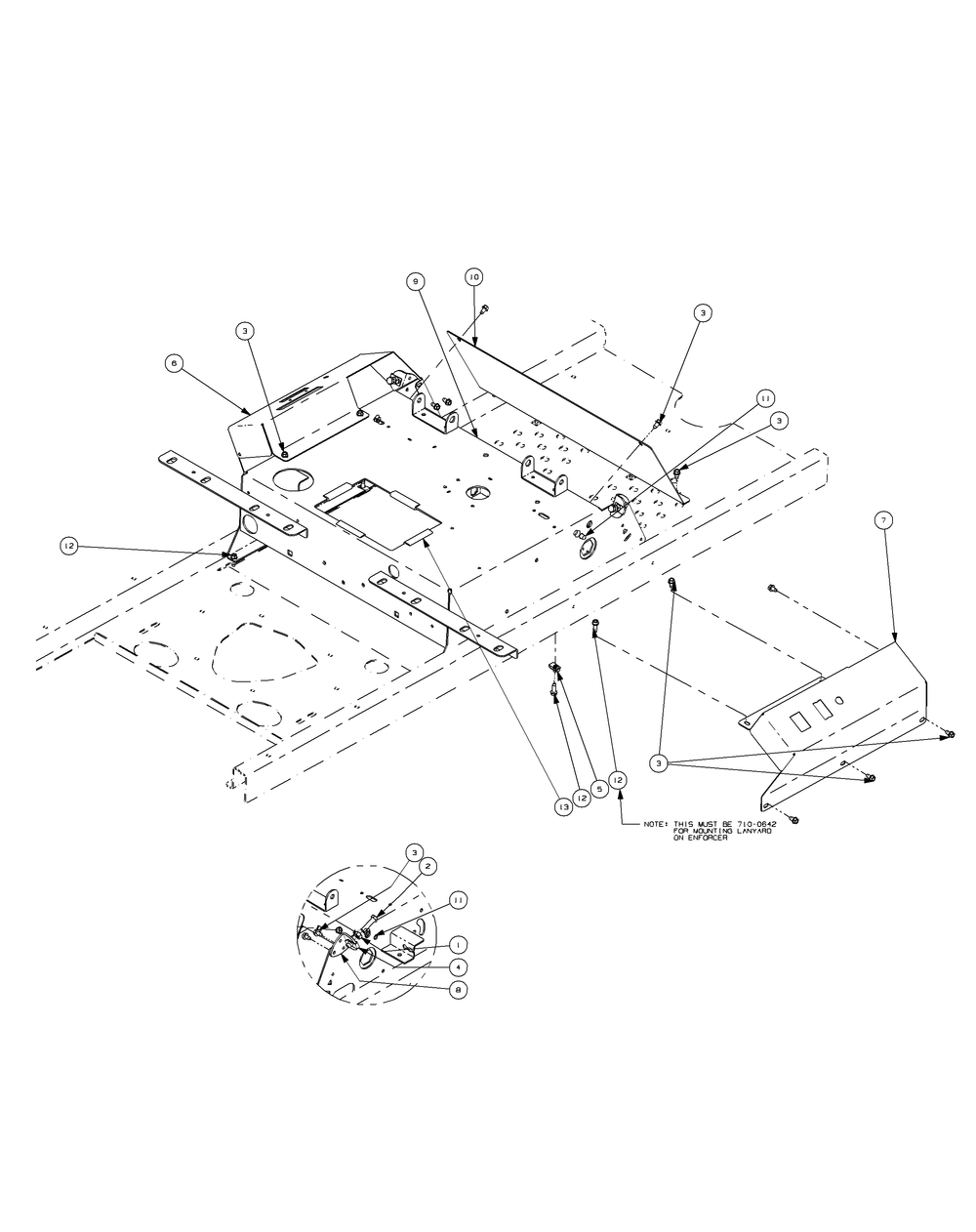 Control Assembly 2009 And After Diagram and Parts List for Z-FORCE44 17AF3AGL-17AF3AGL010 Cub Cadet Lawn Tractor